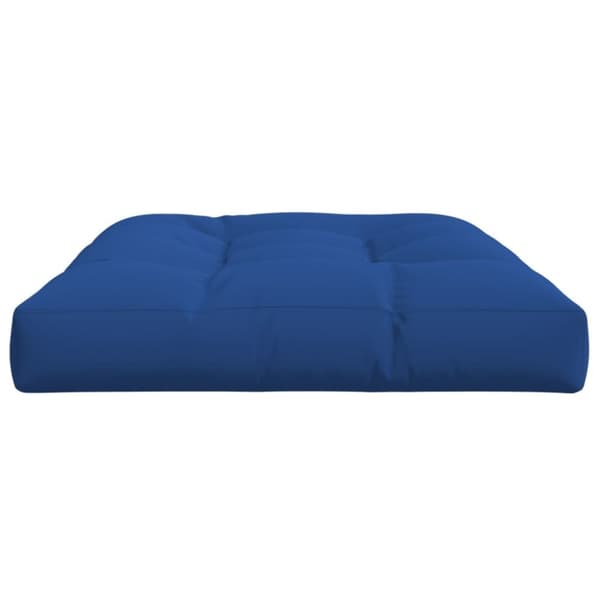 vidaXL pallehynde 120x80x12 cm stof kongeblå