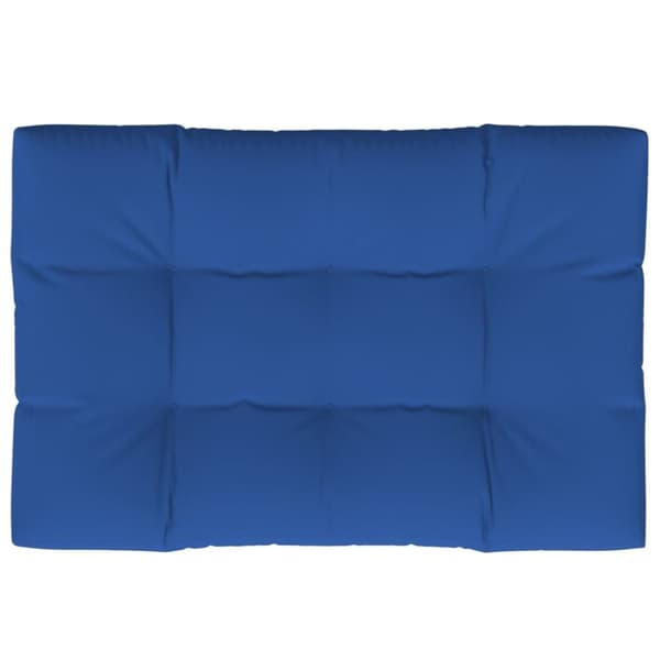 vidaXL pallehynde 120x80x12 cm stof kongeblå