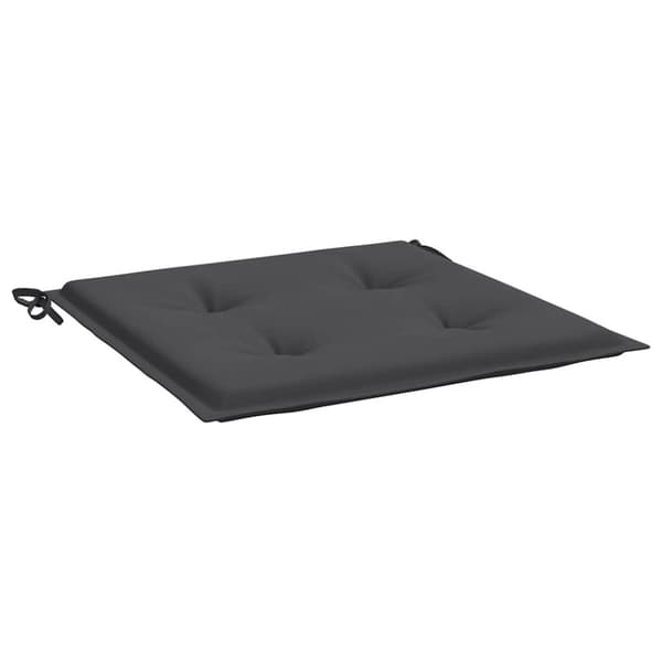 vidaXL hynder til havestol 6 stk. 50x50x3 cm oxfordstof antracitgrå
