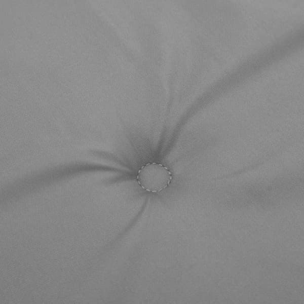 vidaXL hynder til havestol 2 stk. 40x40x3 cm oxfordstof grå