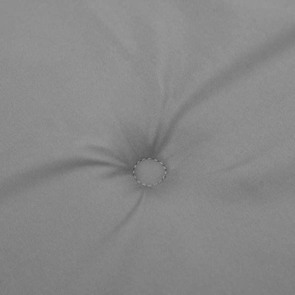 vidaXL hynder til havestol 6 stk. 40x40x3 cm oxfordstof grå