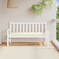 Miniatyrbillede 1 af 7: vidaXL hynde til havebænk 150x50x7 cm oxfordstof cremehvid