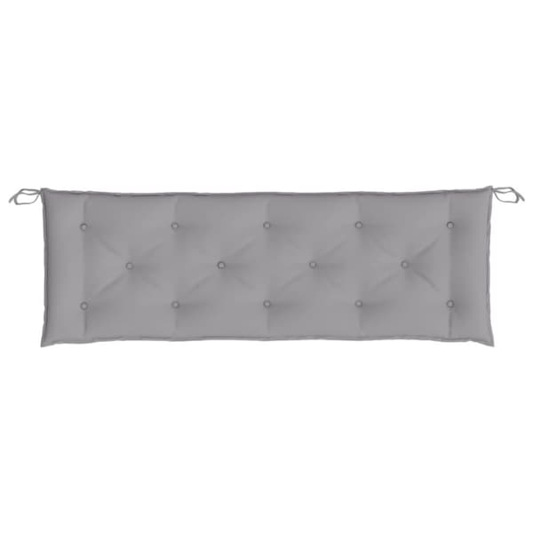 vidaXL hynde til havebænk 150x50x7 cm oxfordstof grå