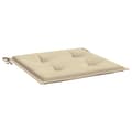 Miniatyrbild 6 av 10: vidaXL Stolsdynor 6 st beige 50x50x3 cm oxfordtyg