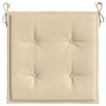 Miniatyrbild 7 av 10: vidaXL Stolsdynor 6 st beige 50x50x3 cm oxfordtyg