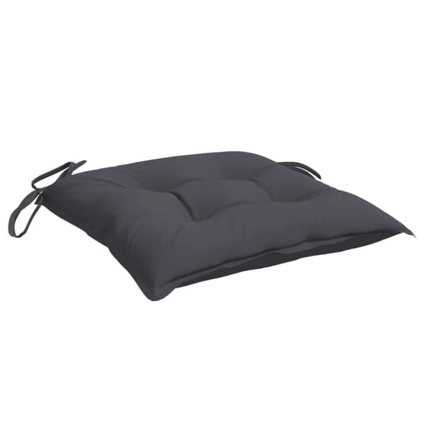 vidaXL Stolsdynor 6 st antracit 40x40x7 cm oxfordtyg