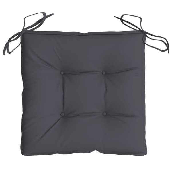 vidaXL Stolsdynor 6 st antracit 40x40x7 cm oxfordtyg