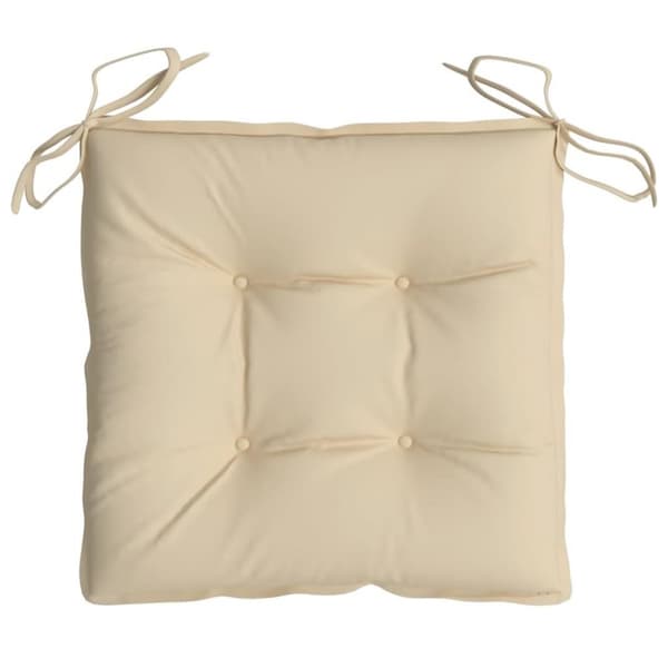 vidaXL Stolsdynor 6 st beige 50x50x7 cm oxfordtyg