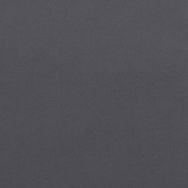vidaXL Bänkdyna för trädgården antracit 180x50x7 cm oxfordtyg