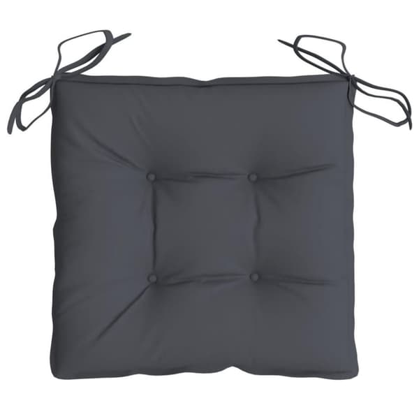 vidaXL Stolsdynor 4 st antracit 50x50x7 cm oxfordtyg
