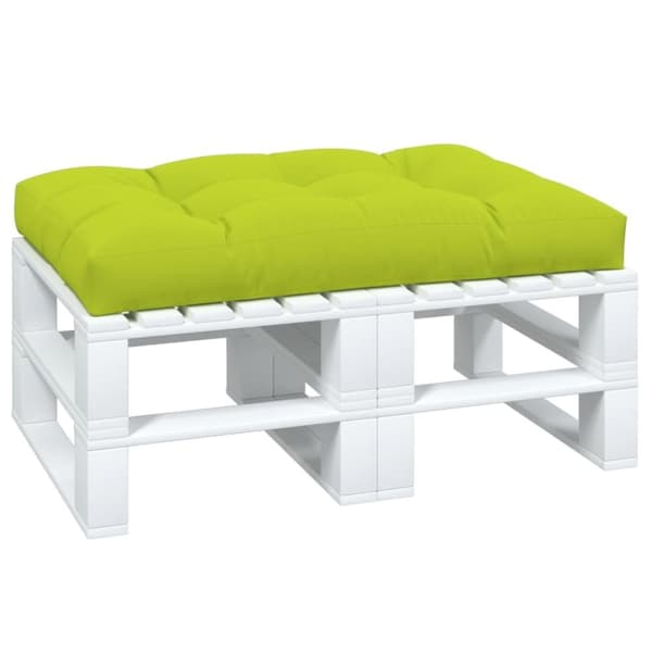 vidaXL Palldyna ljusgrön 120x80x12 cm tyg