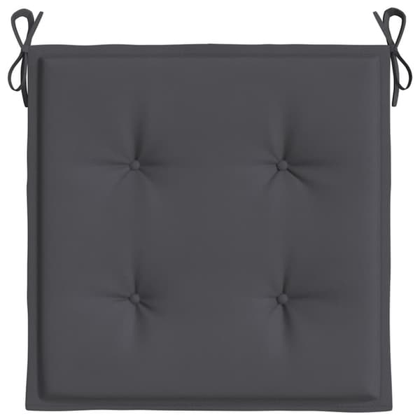 vidaXL Stolsdynor 4 st antracit 50x50x3 cm oxfordtyg