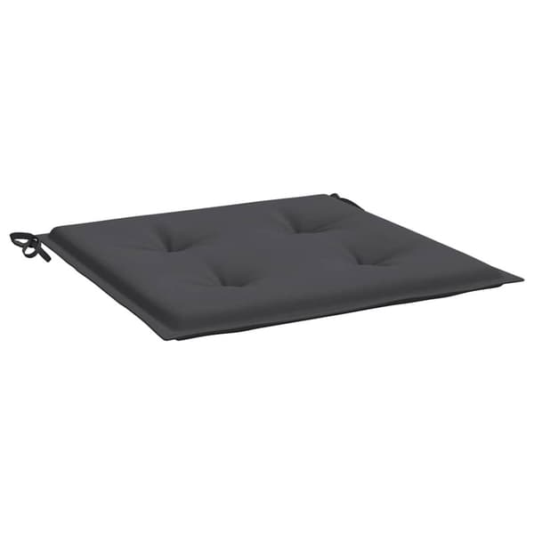 vidaXL Stolsdynor 6 st antracit 40x40x3 cm oxfordtyg