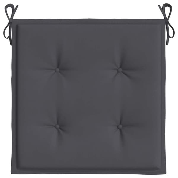 vidaXL Stolsdynor 6 st antracit 40x40x3 cm oxfordtyg
