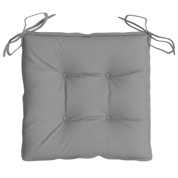 vidaXL stolehynder 2 stk. 40x40x7 cm oxfordstof grå