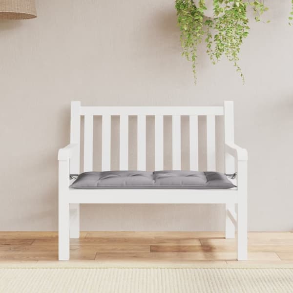 vidaXL hynde til havebænk 100x50x7 cm oxfordstof grå