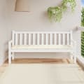 Miniatyrbillede 1 af 7: vidaXL hynde til havebænk 180x50x7 cm oxfordstof cremehvid