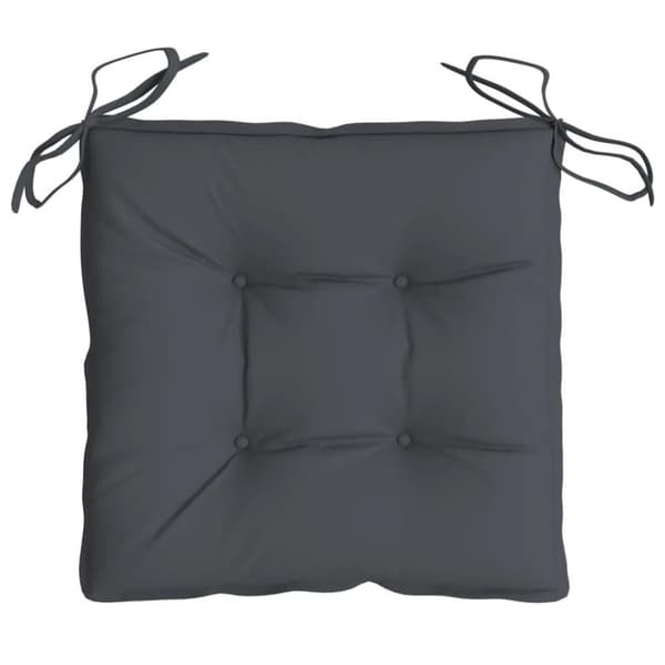 vidaXL stolehynder 6 stk. 50x50x7 cm oxfordstof antracitgrå