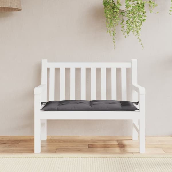 vidaXL hynde til havebænk 100x50x7 cm oxfordstof antracitgrå