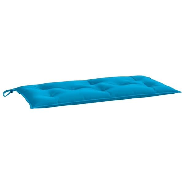 vidaXL hynde til havebænk 100x50x7 cm oxfordstof lyseblå