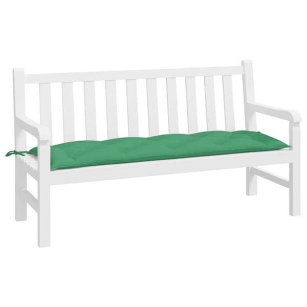 vidaXL hynde til havebænk 150x50x7 cm oxfordstof grøn