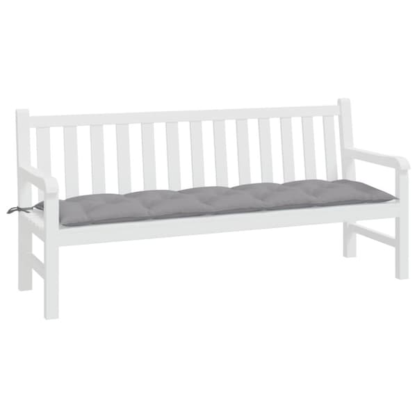 vidaXL hynde til havebænk 180x50x7 cm oxfordstof grå