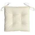 Miniatyrbillede 6 af 8: vidaXL stolehynder 2 stk. 40x40x7 cm oxfordstof cremehvid