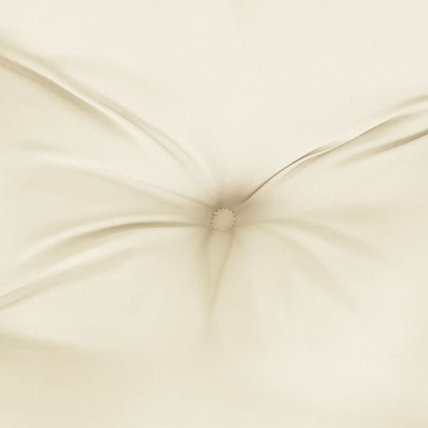 vidaXL stolehynder 2 stk. 40x40x7 cm oxfordstof cremehvid