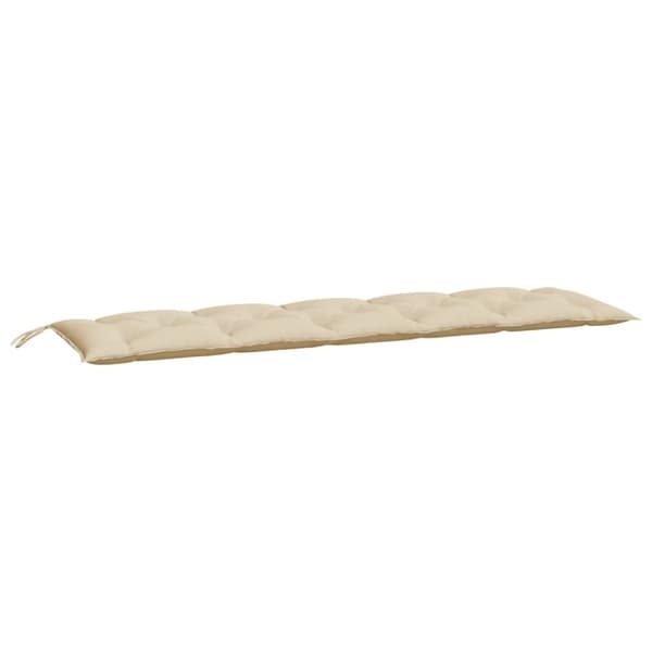 vidaXL hynde til havebænk 180x50x7 cm oxfordstof beige