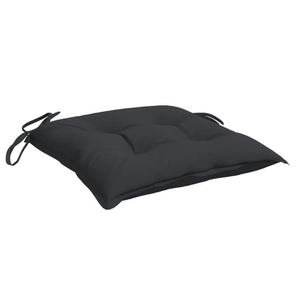 vidaXL stolehynder 6 stk. 50x50x7 cm oxfordstof sort