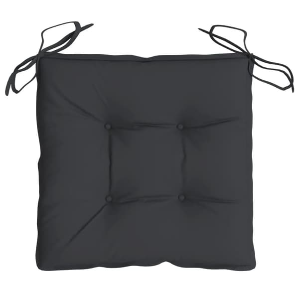 vidaXL stolehynder 6 stk. 50x50x7 cm oxfordstof sort