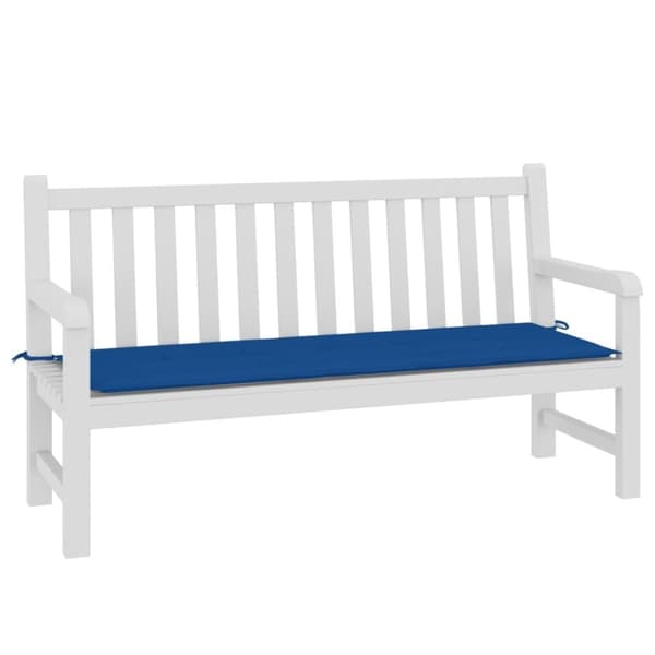 vidaXL hynde til havebænk 150x50x3 cm oxfordstof kongeblå