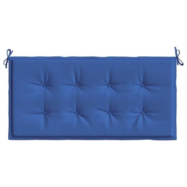 vidaXL hynde til havebænk 120x50x3 cm oxfordstof kongeblå