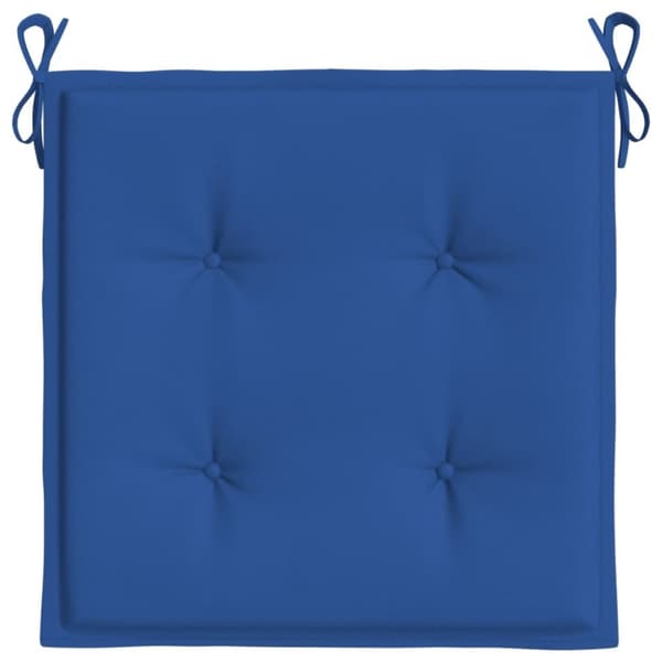 vidaXL hynder til havestol 4 stk. 50x50x3 cm oxfordstof kongeblå