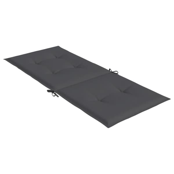 vidaXL Stolsdynor 6 st antracit 120x50x3 cm tyg