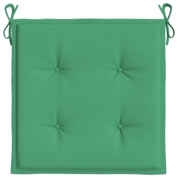 vidaXL hynder til havestol 6 stk. 50x50x3 cm oxfordstof grøn