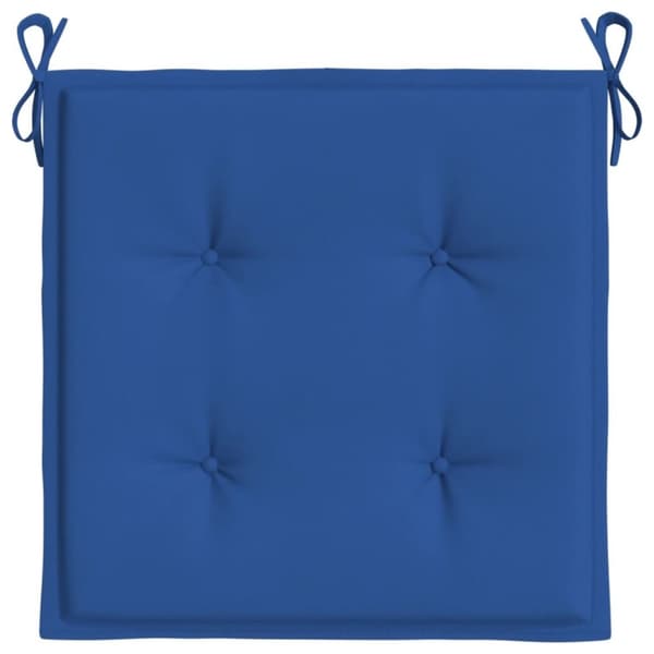 vidaXL hynder til havestol 6 stk. 50x50x3 cm oxfordstof kongeblå