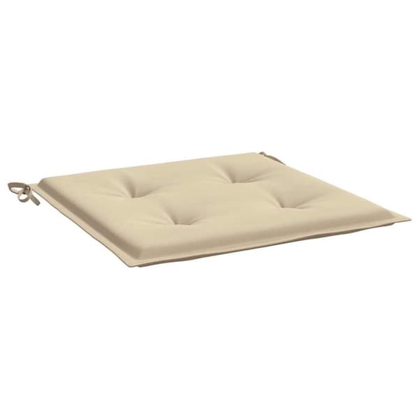 vidaXL hynder til havestol 6 stk. 50x50x3 cm oxfordstof beige