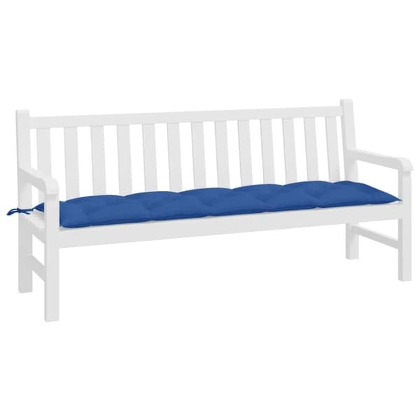 vidaXL hynde til havebænk 180x50x7 cm oxfordstof blå
