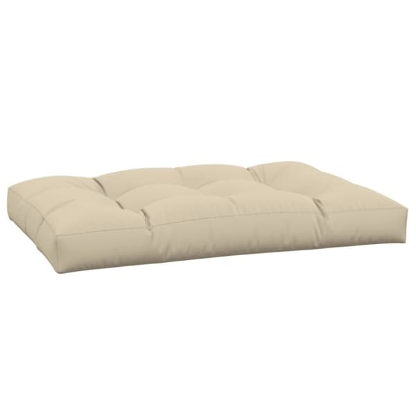 vidaXL pallehynde 120x80x12 cm stof beige