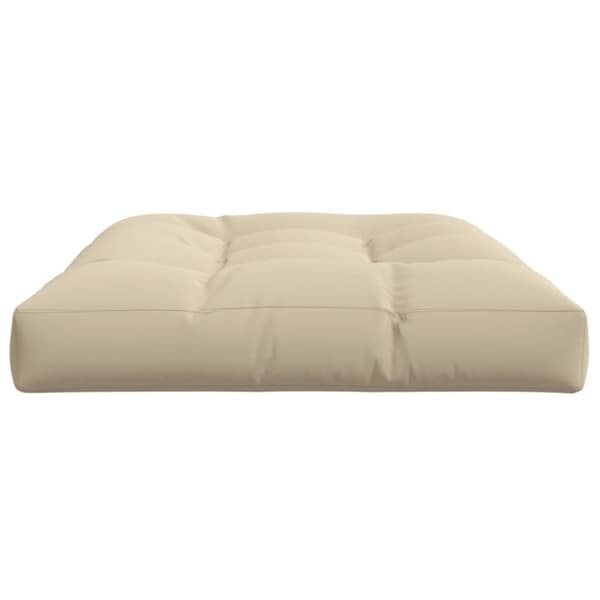vidaXL pallehynde 120x80x12 cm stof beige