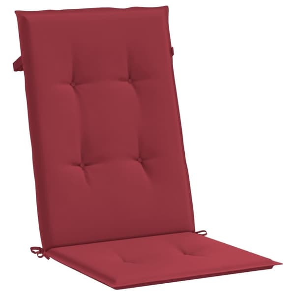 vidaXL hynder til havestol 6 stk. 120x50x3 cm vinrød