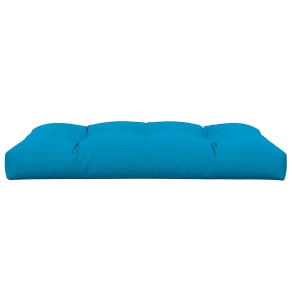 vidaXL pallehynde 120x80x12 cm stof blå