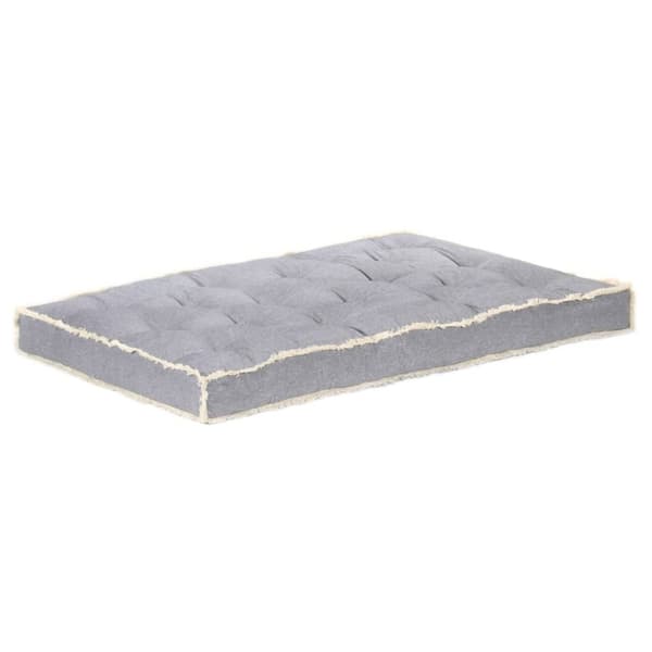 vidaXL Dyna till pallsoffa antracit 120x80x10 cm