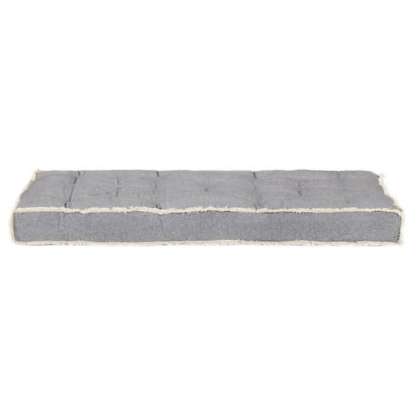 vidaXL Dyna till pallsoffa antracit 120x80x10 cm