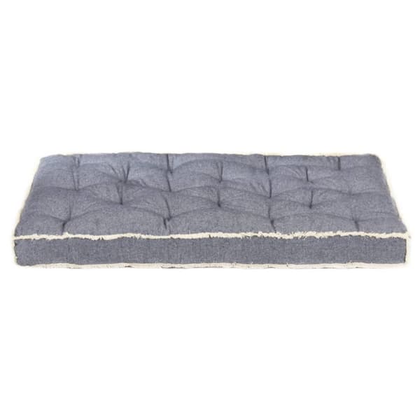 vidaXL hynde til pallesofa 120x80x10 cm blå