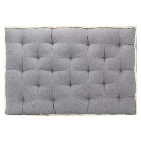 vidaXL hynde til pallesofa 120x80x10 cm antracitgrå