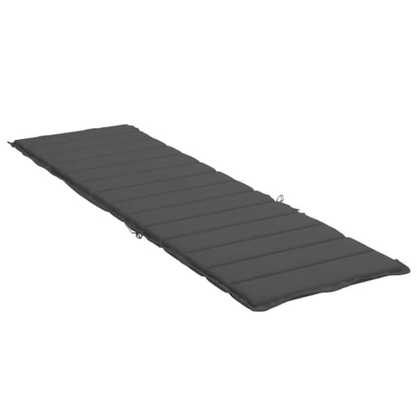 vidaXL hynde til liggestol 200x60x3 cm oxfordstof antracitgrå