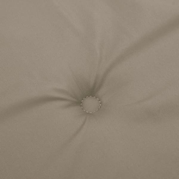 vidaXL Stolsdynor 6 st taupe 120x50x3 cm tyg