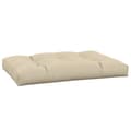 Miniatyrbild 4 av 9: vidaXL Palldyna beige 120x80x12 cm tyg